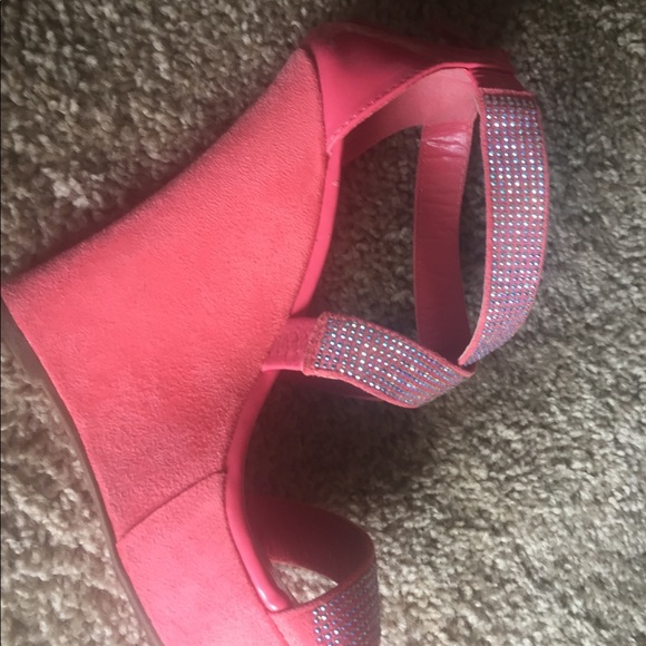 BUCCO wedge sparkle sandals - Picture 2 of 5